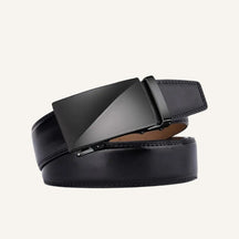 Mens Premium Leather Belt – Regener Black