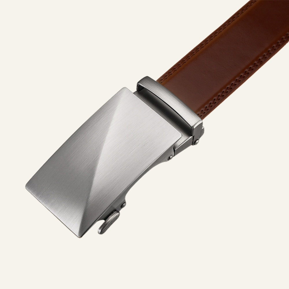 Mens Premium Leather Belt – Regener Brown