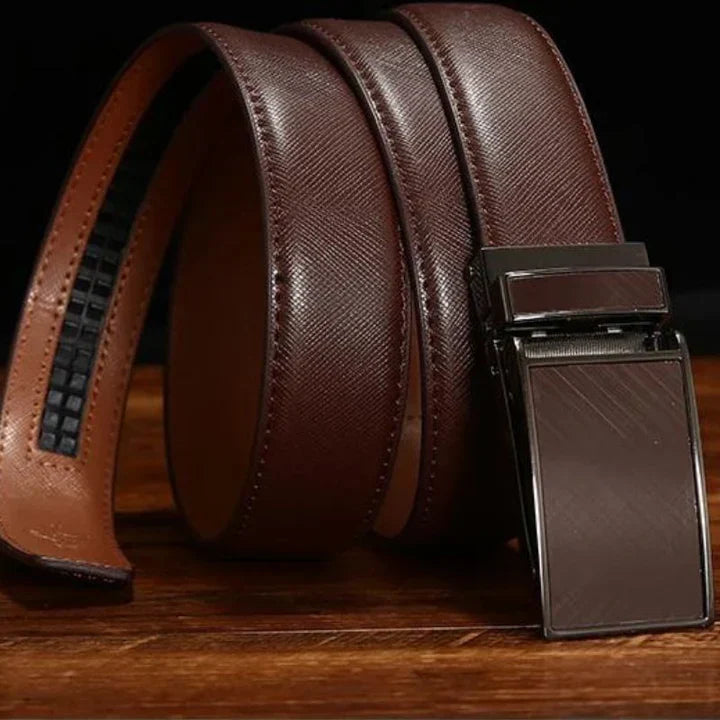 Mens Premium Leather Belt – Sheaf Brown