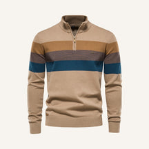 Mens Quarterzip Sweater – Pesson Avelin Beige