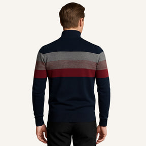 Mens Quarterzip Sweater – Pesson Avelin Navy Blue