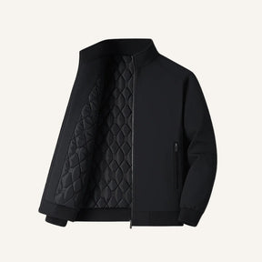 Mens Samour Lined Winter Jacket Black