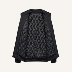 Mens Samour Lined Winter Jacket Black