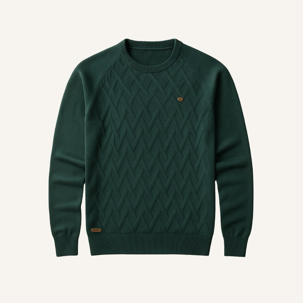 Mens Sweater - Pesson Classic Green