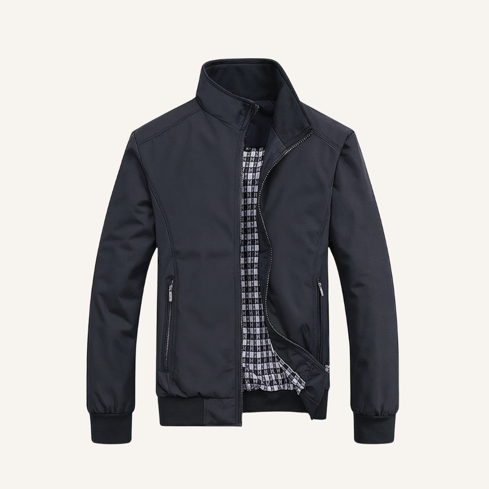 Mens Winter Lined Jacket - Becker Black