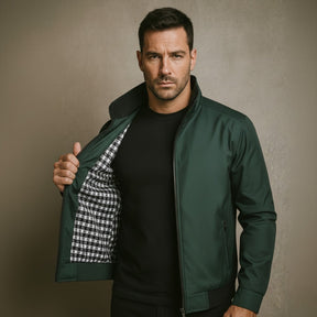 Mens Winter Lined Jacket - Becker Green