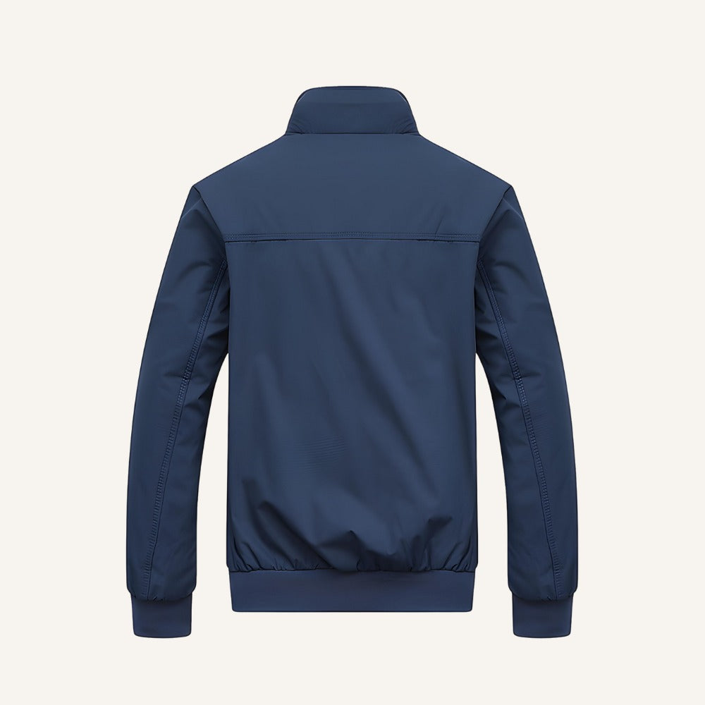 Mens Winter Lined Jacket - Becker Navy Blue