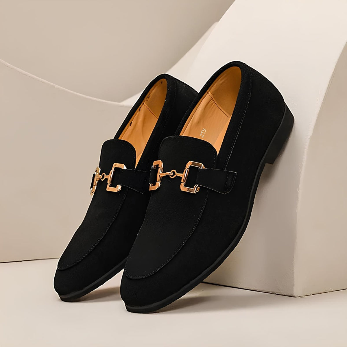 Mocassim Loafer Masculino de Camurca Luxury preto
