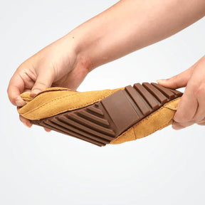 Mocassim Loafer de Camurca Masculino Solatte caramelo
