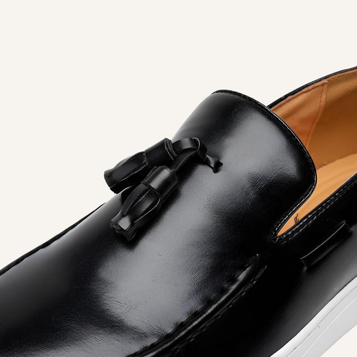 Mocassim de Couro Masculino Duque preto