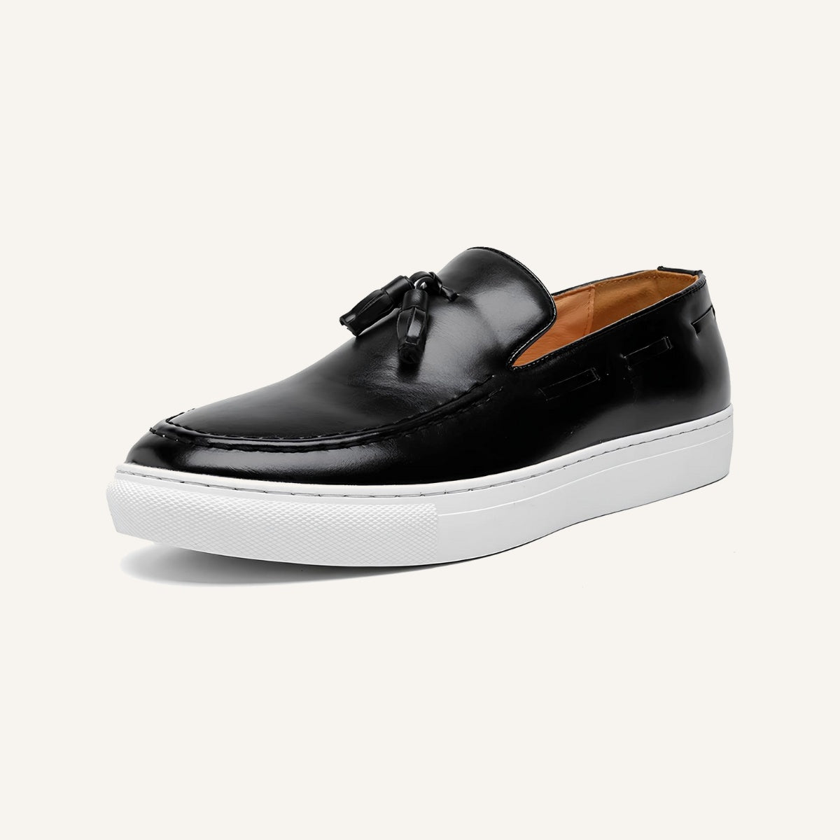 Mocassim de Couro Masculino Duque preto