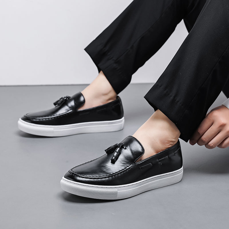 Mocassim de Couro Masculino Duque preto