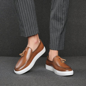 Mocassim de Couro Masculino Masson Marrom