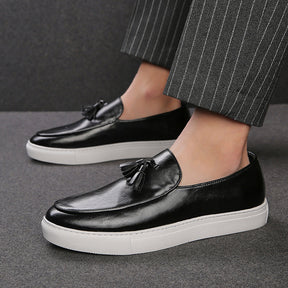 Mocassim de Couro Masculino Masson Preto