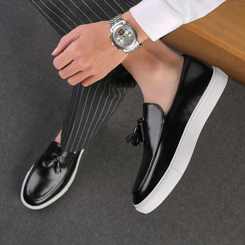 Mocassim de Couro Masculino Masson Preto