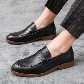  Mocassim de Couro Masculino Sarri preto