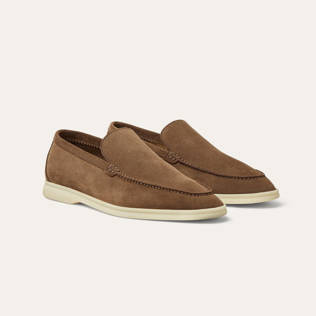 Loro Piana Men’s Suede Loafer – Summer Walk