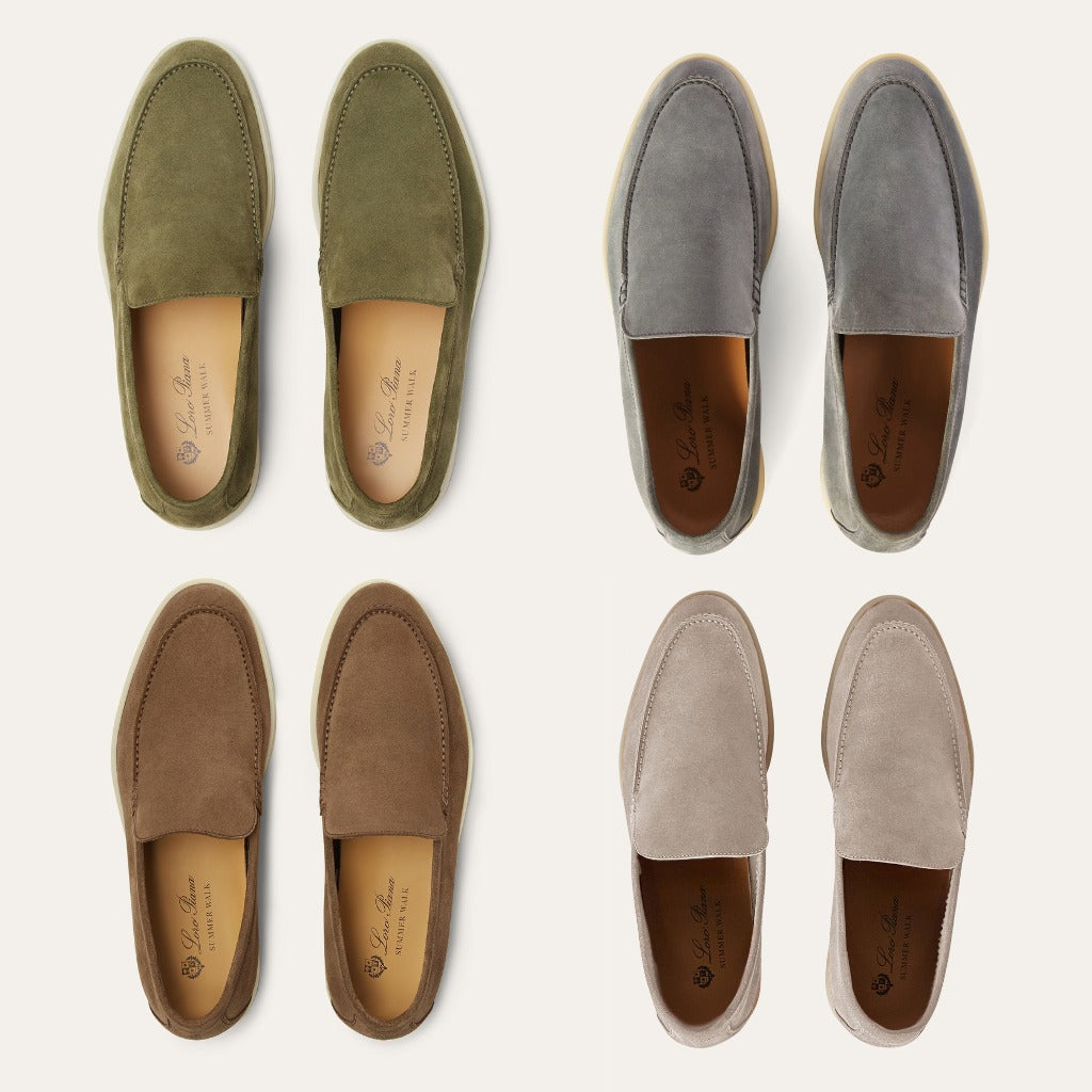 Loro Piana Men’s Suede Loafer – Summer Walk