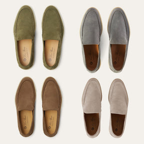Loro Piana Men’s Suede Loafer – Summer Walk