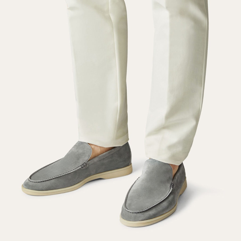 Loro Piana Men’s Suede Loafer – Summer Walk