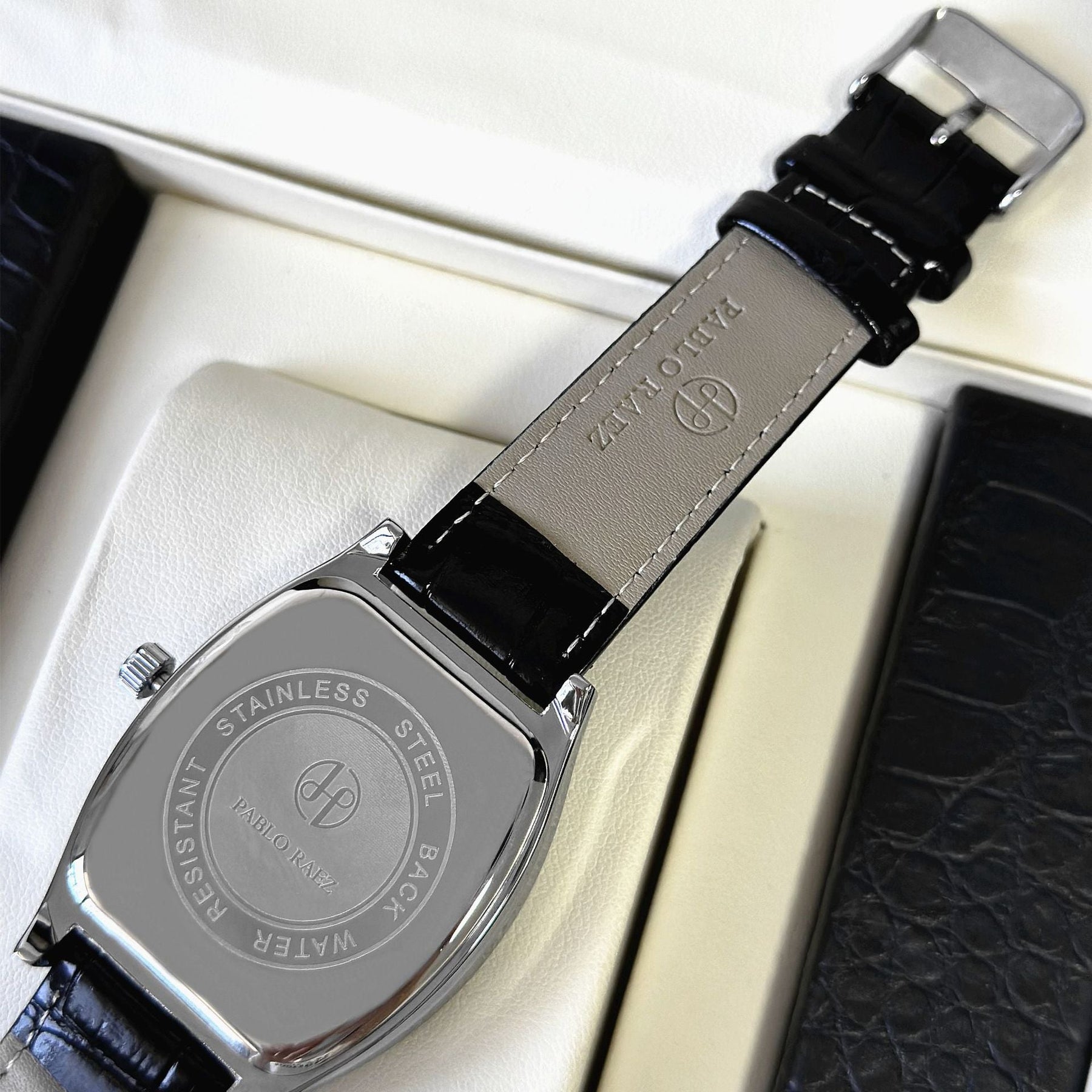 Pablo Leather Watch - Leather Watch Black Black