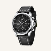 Relógio de Couro Classic Civano preto