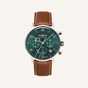 Relogio Masculino Zeppelin Verde Cronografo
