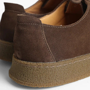 Sapato de Camurca Premium Sola Alta Craffito Marrom