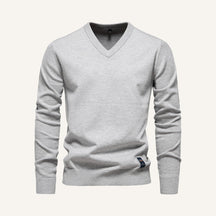 Sueter Masculino Gola V Pesson Lior Cinza