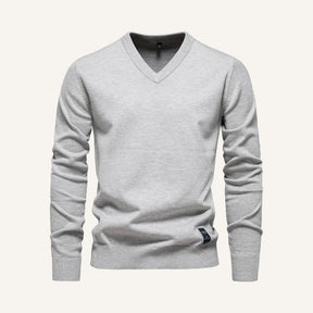 Sueter Masculino Gola V Pesson Lior Cinza
