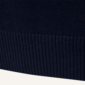 Sueter Masculino Meio Ziper Pesson Avelin Azul Marinho