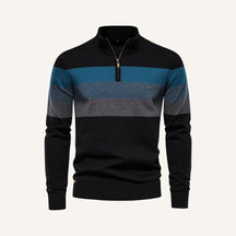 Sueter Masculino Meio Ziper Pesson Avelin Preto