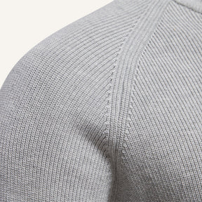 Suéter Masculino Meio Zíper Pesson Signature Cinza