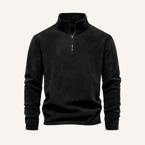 Suéter Masculino Meio Zíper Piemonte Preto