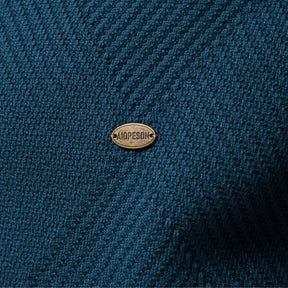 Sueter Masculino com Ziper Pesson Arno Azul Ciano