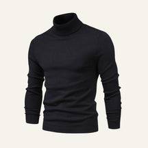 Sueter Pulover Masculino de Gola Alta Milani Preto
