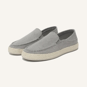 Tênis loafer Tramado Slip On Masculino Nattuli cinza