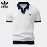Retro Knit Polo Shirt