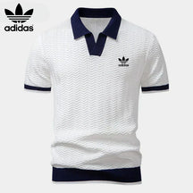 Retro Knit Polo Shirt