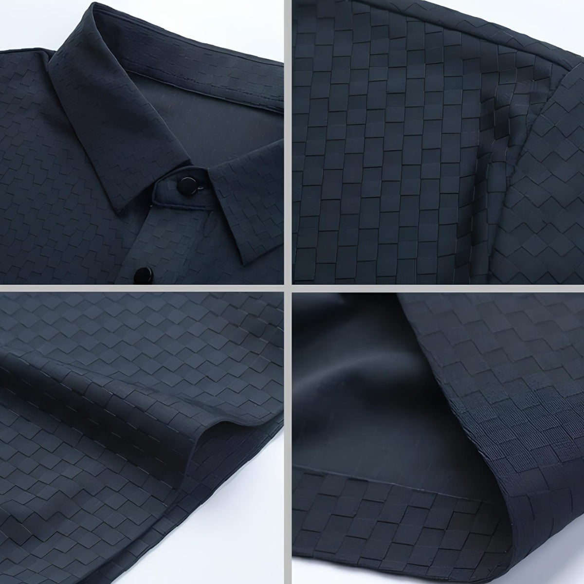 camisa polo nylon masculina hilton cinza